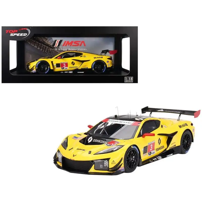 Chevrolet Corvette Z06 GT3.R #3 Antonio Garcia - Daniel Juncadella - Alexander Sims "Corvette Racing by Pratt Miller Motorsports" IMSA GTD Pro "24 Hours of Daytona" (2024) 1/18 Model Car by Top Speed
