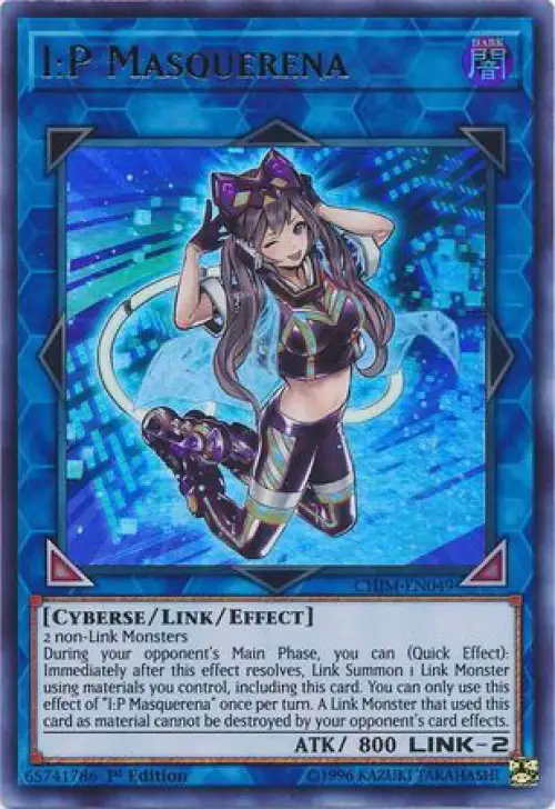 YuGiOh Trading Card Game Chaos Impact Ultra Rare I:P Masquerena CHIM-EN049