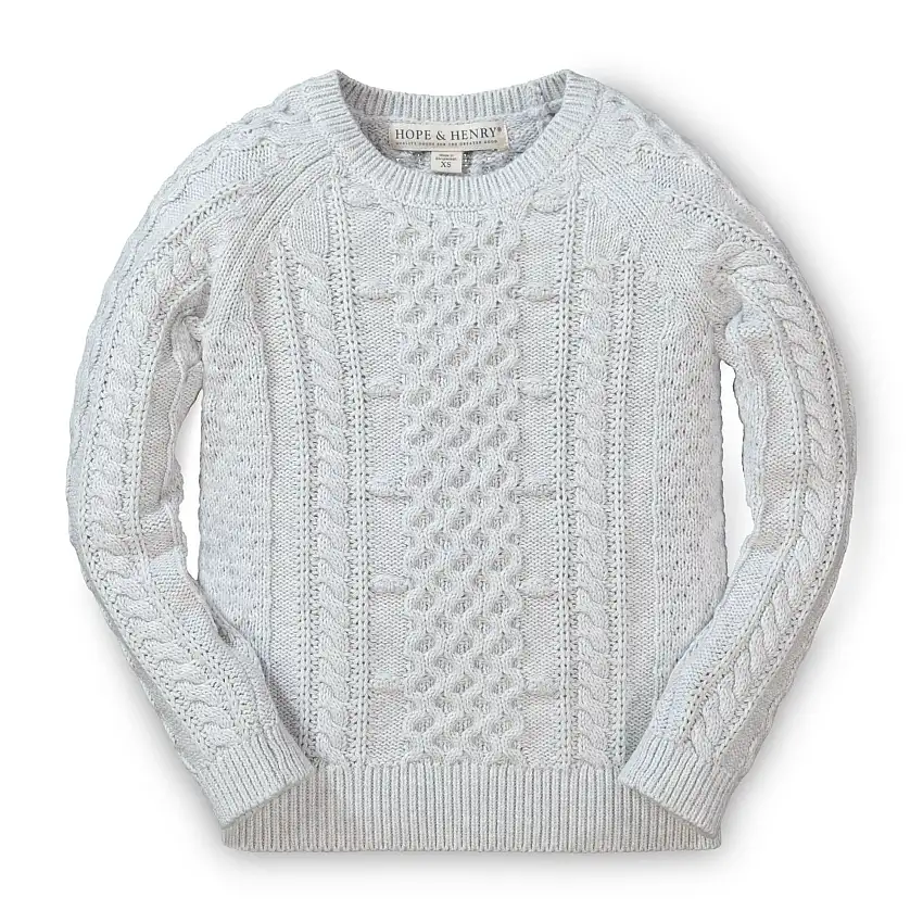 Chunky Cable Knit Pullover Sweater