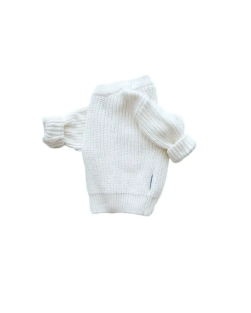Chunky Knit Sweater | Milk