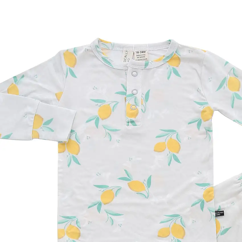 Amalfi Coast Lemon Gray Two-piece Set