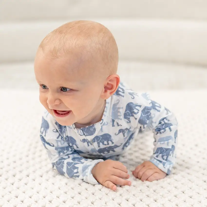 Blue Elephant Convertible Romper