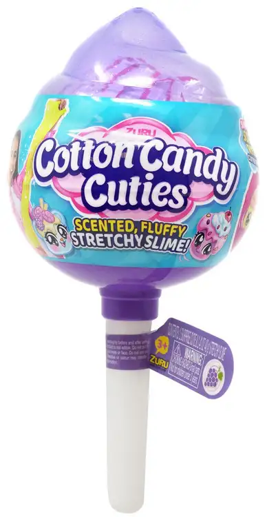 Oosh Cotton Candy Cuties Stretchy Slime MEDIUM Pop RANDOM Color! Mystery Pack