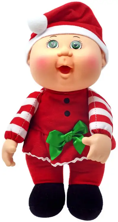 Cabbage Patch Kids Cuties Holiday Helpers Scarlett Santa Girl 9-Inch Plush #109