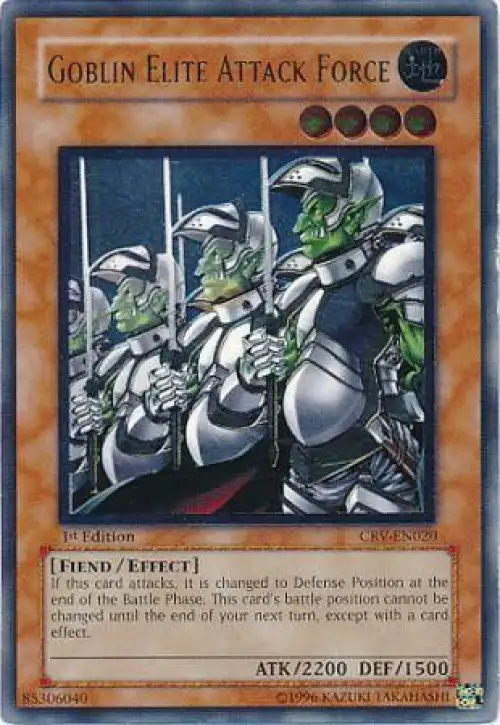 YuGiOh Cybernetic Revolution Ultimate Rare Goblin Elite Attack Force CRV-EN020