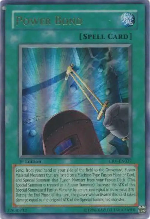 YuGiOh Cybernetic Revolution Ultra Rare Power Bond CRV-EN037