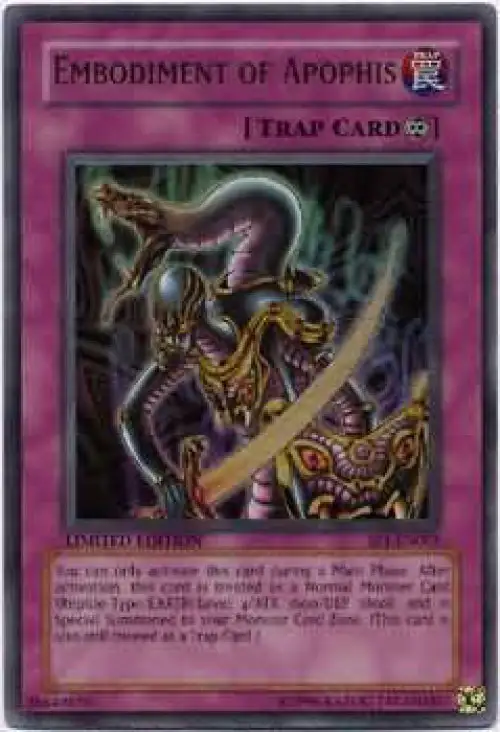 YuGiOh Cybernetic Revolution Ultra Rare Embodiment of Apophis SP1-EN003