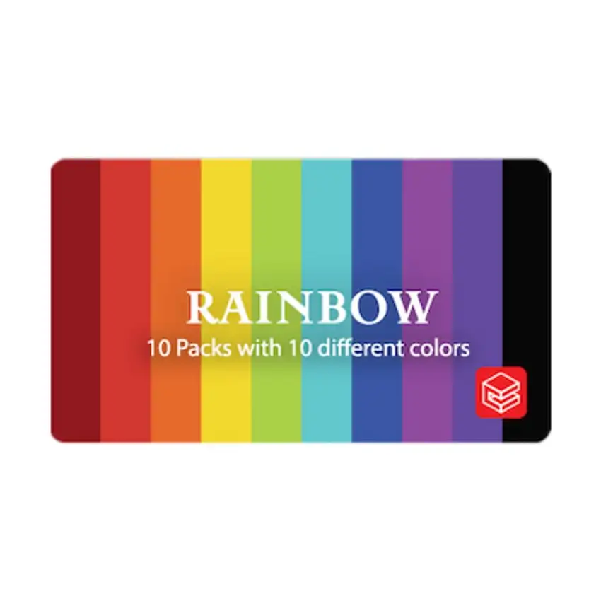 Reusable Booster Packs - Rainbow (10)
