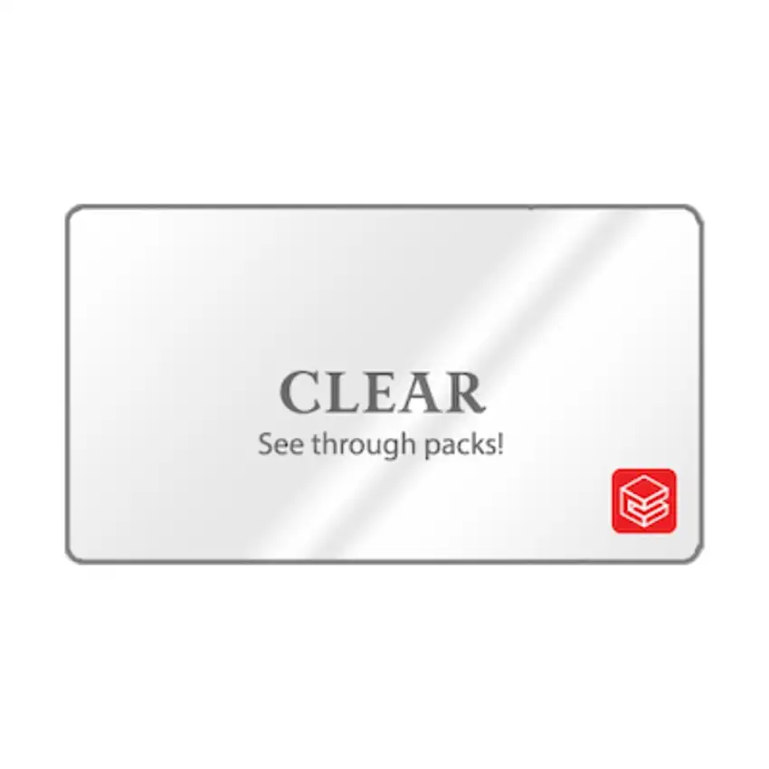 Reusable Booster Packs - Clear (10)