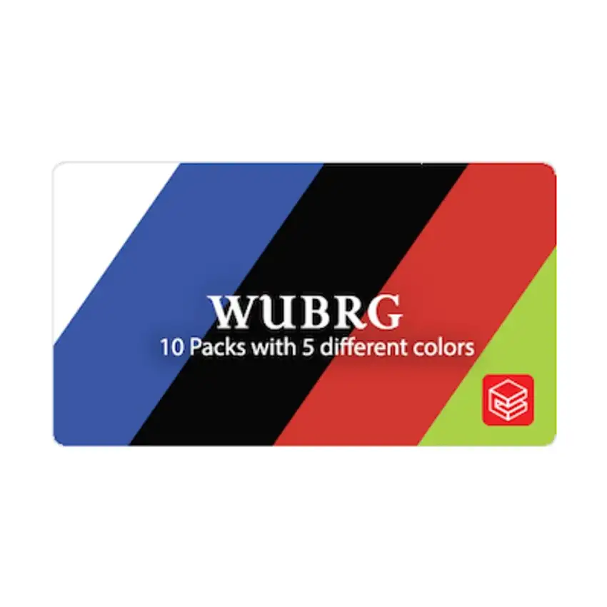 Reusable Booster Packs - WUBRG (10)