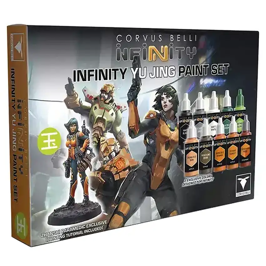 Infinity: Yu Jing - Paint Set with Zhanshi Paramedic Exclusive Miniature (New Arrival)