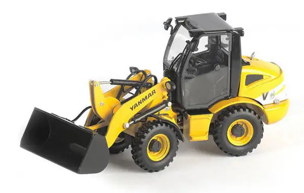 ROS 1510 1/32 Scale Yanmar V8 Compact Wheel Loader Opening Hood Detailed