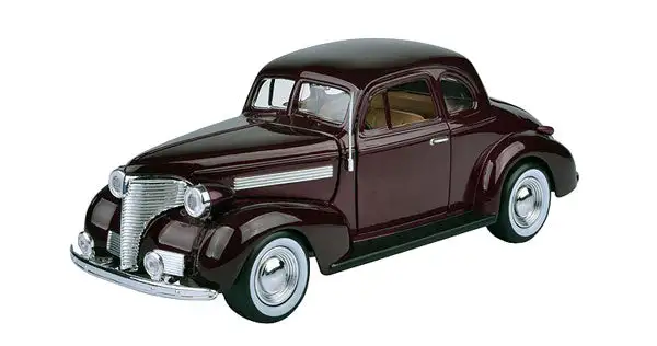 Motormax 73247AC-DBR 1/24 Scale 1939 Chevrolet Coupe