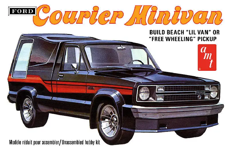 AMT 1210 1/25 1978 Ford Courier Pickup Truck Model Kit