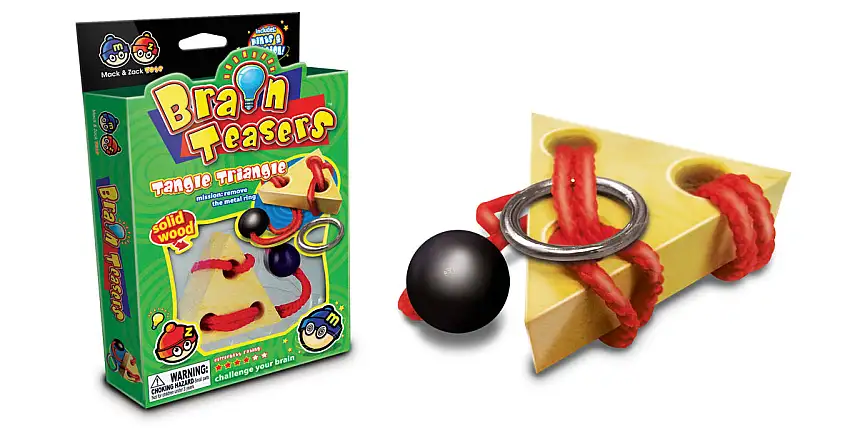 Daron Brain Teasers MZBT403 Tangle Triangle Brain Teaser (**)