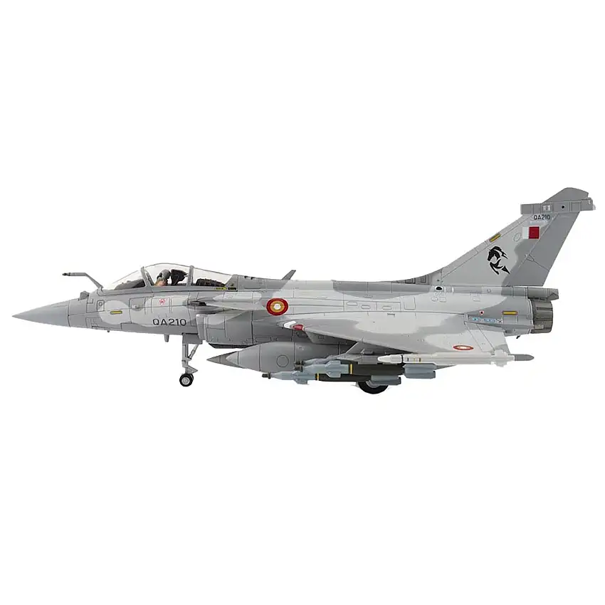 Dassault Rafale EQ Fighter Aircraft "QA210" (2019) Qatar Emiri Air Force "Air Power Series" 1/72 Diecast Model by Hobby Master
