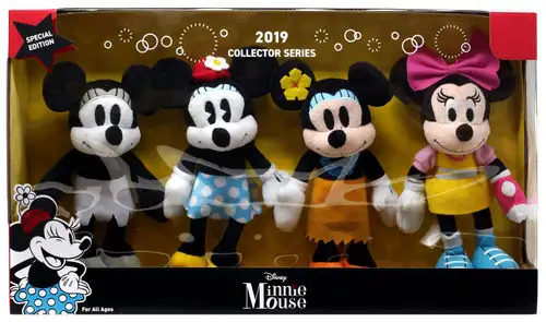 Disney 2019 Collector Series Minnie Mouse 8.5-Inch Plush 4-Pack Set [Special Edition]