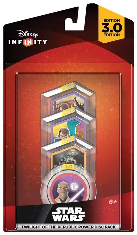 Disney Infinity Star Wars 3.0 Originals Twilight of the Republic Power Disc Pack [Damaged Package]