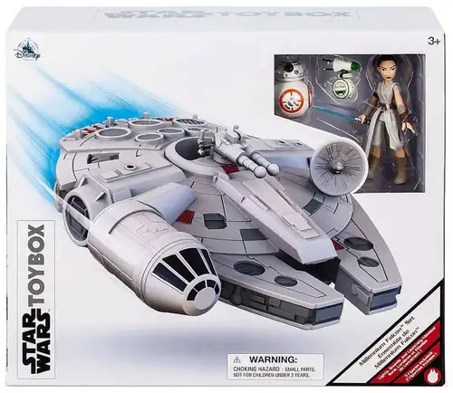 Disney Star Wars Toybox Millennium Falcon Exclusive Playset [Rey, BB-8 & D-O]