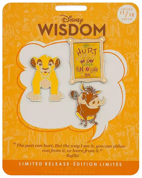 Disney Wisdom The Lion King Exclusive Pin Set