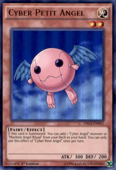 YuGiOh Trading Card Game Dragons of Legend: Unleashed Ultra Rare Cyber Petit Angel DRL3-EN011