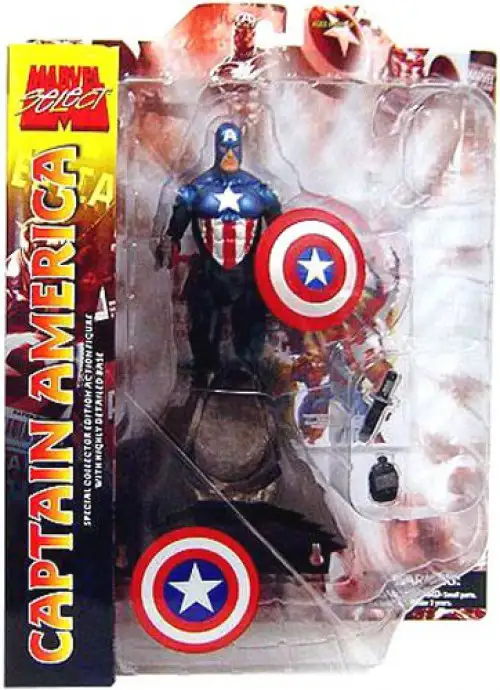 Marvel Select Captain America Action Figure [Bucky Barnes, Damaged Package]