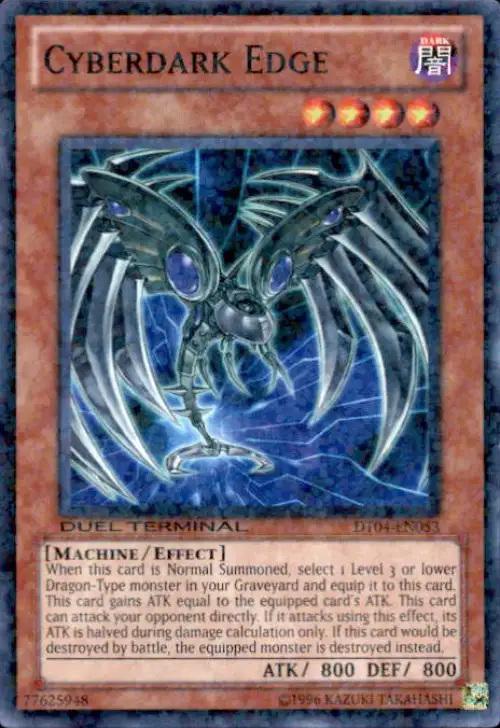 YuGiOh Duel Terminal 4 Duel Terminal Normal Parallel Rare Cyberdark Edge DT04-EN053