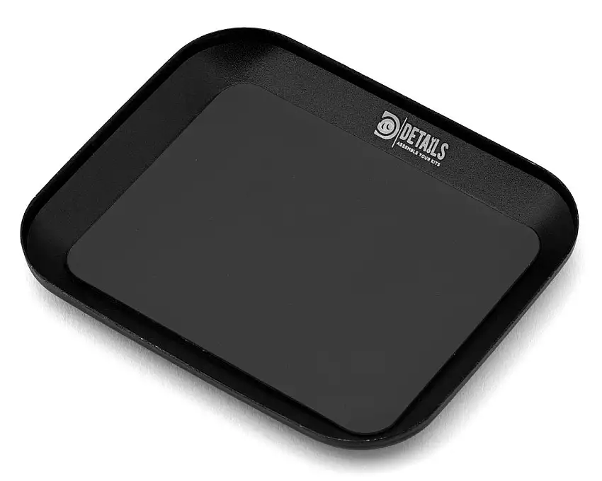 Hobby Details RC Magnetic Screw Tray (105x85mm) (Black)