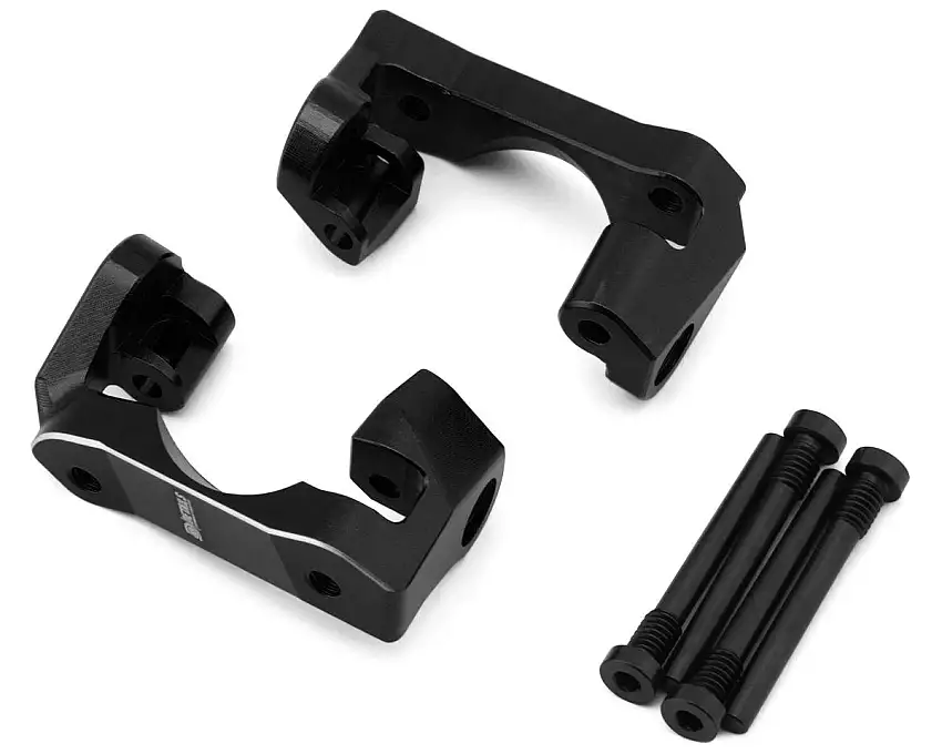 Hobby Details 7075 Aluminum Front C-Hubs for Traxxas® Mini Maxx® (Black) (2)