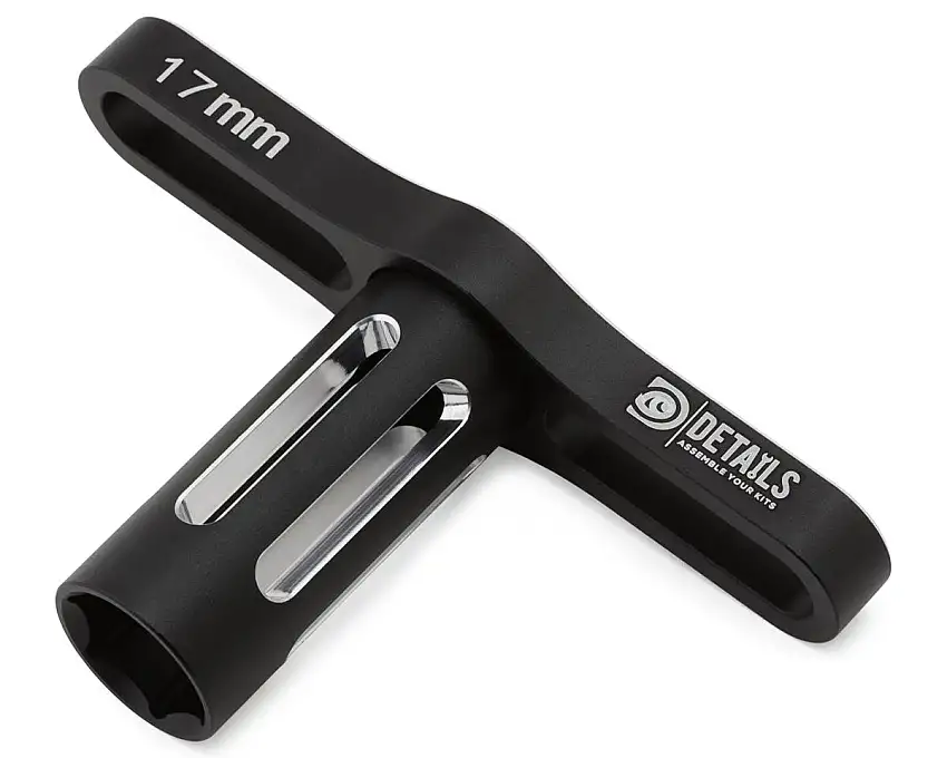 Hobby Details 17mm Hex Nut Wheel Wrench (Black)