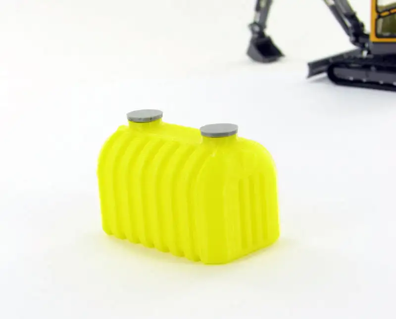 3D To Scale 50-145-Y 1/50 – Septic Tank Yellow Utility Detail