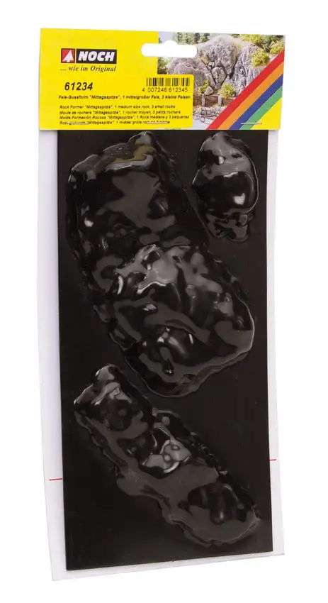 Noch 61234 All Scale Mittagspitze Rock Mold -- Total Mold Size Including Edges