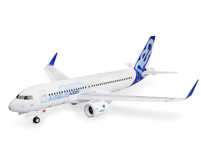 E-flite Airbus A320neo Twin 64mm EDF PNP Basic Electric Jet Airplane (1521mm)