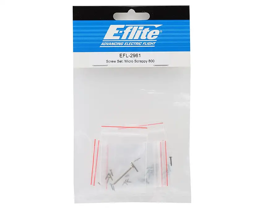 E-flite Micro Scrappy 800 Screws Set