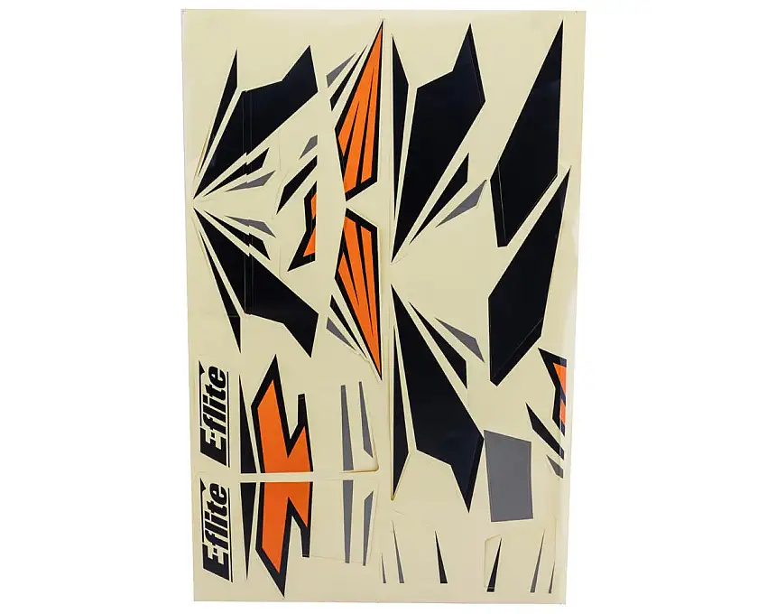 E-flite Night Timber X Decal Sheet Set