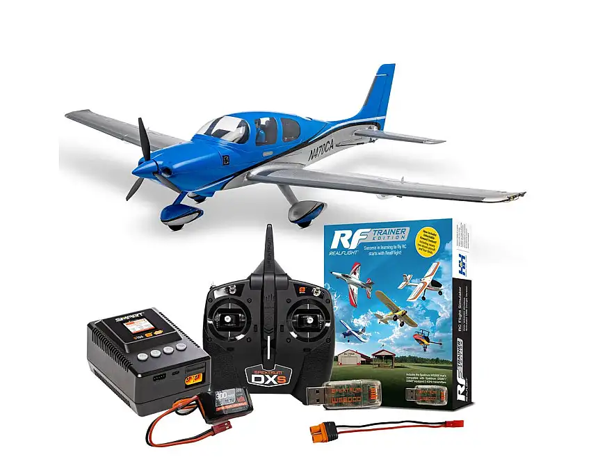 E-flite UMX Cirrus SR22T BNF Basic Ultimate Combo