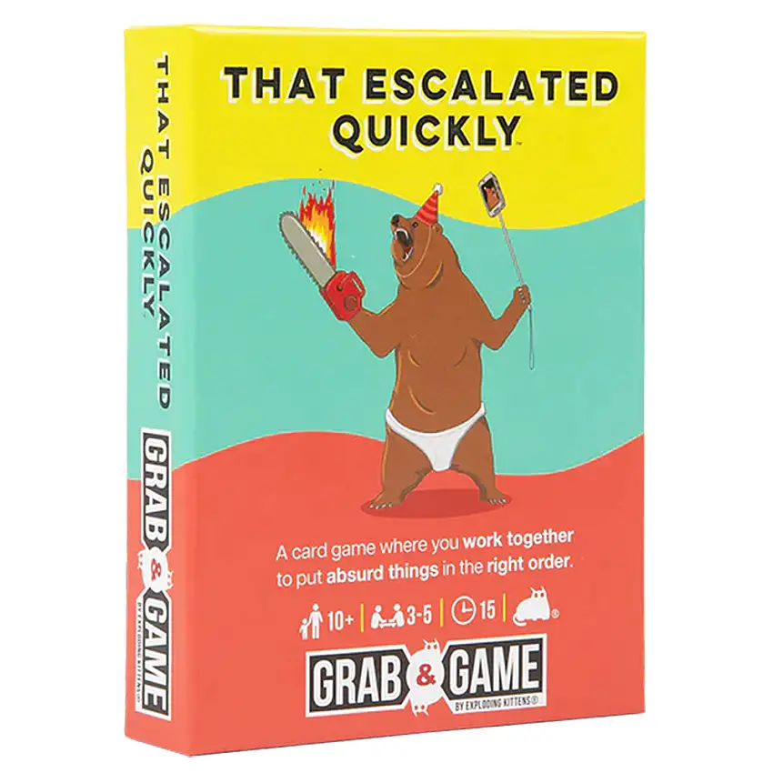 That Escalated Quickly: Grab & Game Edition