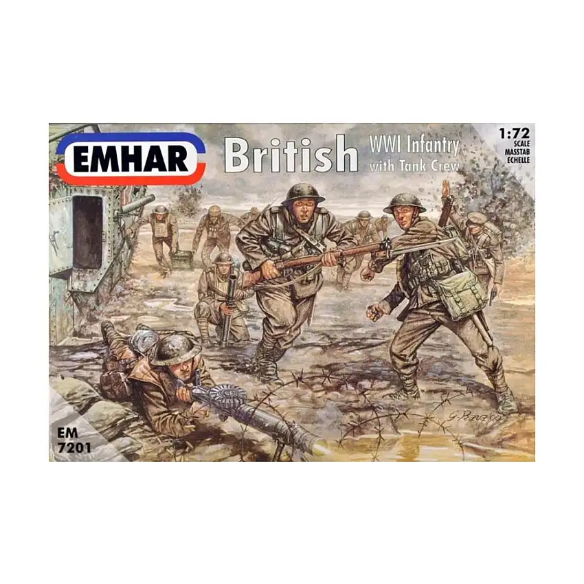 British WWI Infantry with Tank Crew