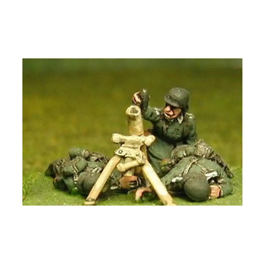 Two 8cm Mortars w/Loading Crew & Firing Crew