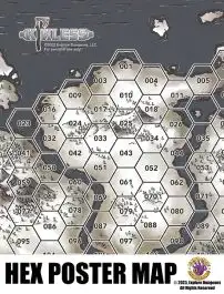 EXD1005 Explore Dungeons Kinless Role Playing Game: Poster Map