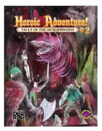 EXD1202A Explore Dungeons Heroic Adventure!: #2 - Vault of the Murderworm (Alt Cover) (DCC RPG)