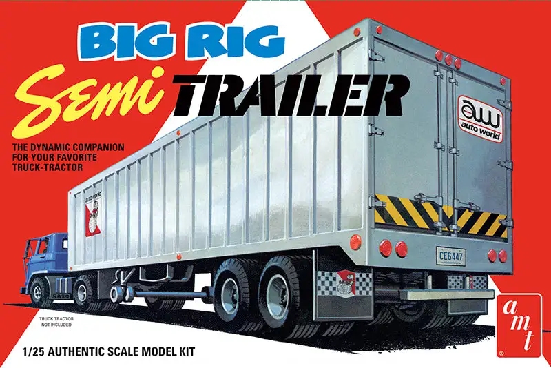 AMT 1164 1/25 Scale Big Rig Semi Trailer