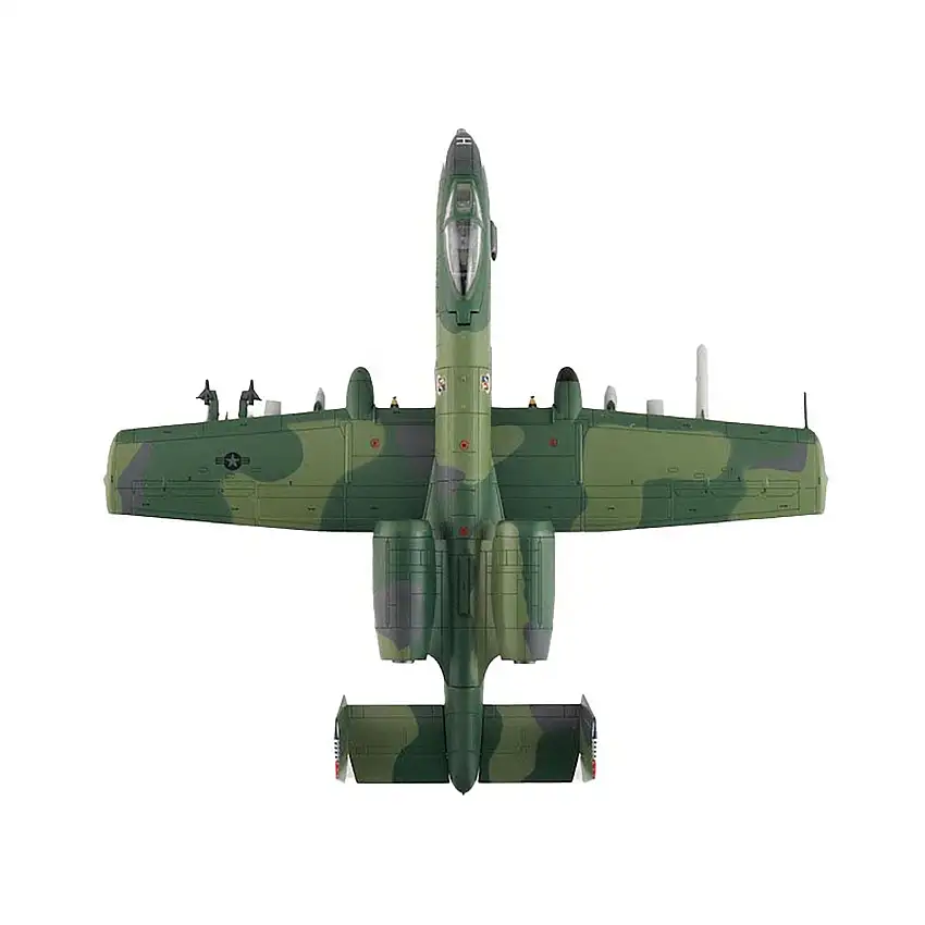 Fairchild Republic A-10A Thunderbolt II Attack Aircraft "Flying Tigers 23rd Tactical Fighter Wing King Fahd Airport" (1991) United States Air Force "Air Power Series" 1/72 Diecast Model by Hobby Master