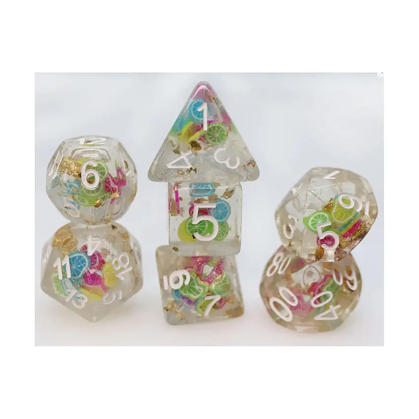 Poly Set - Tropical Punch w/White (7)