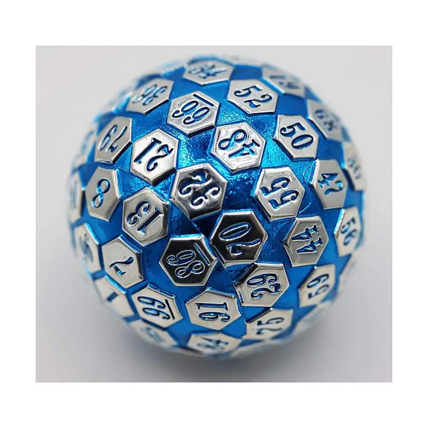 45mm d100 - Blue & Silver w/Blue