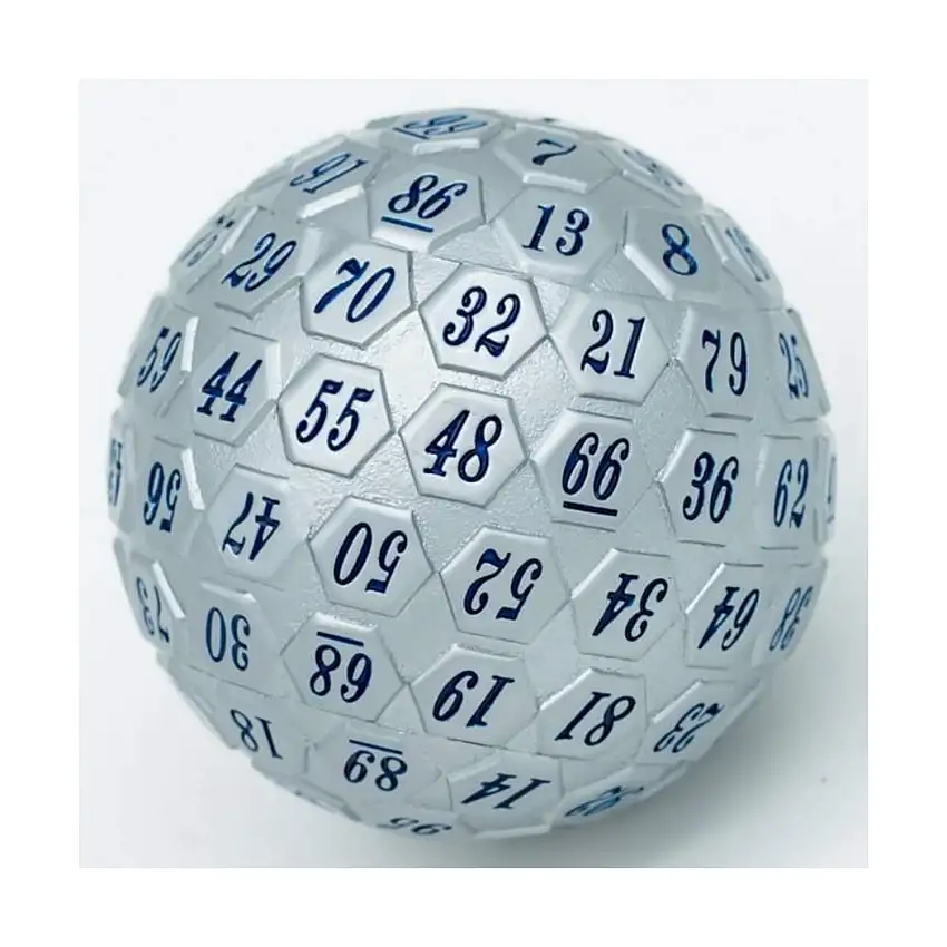 45mm d100 - Pewter w/Navy