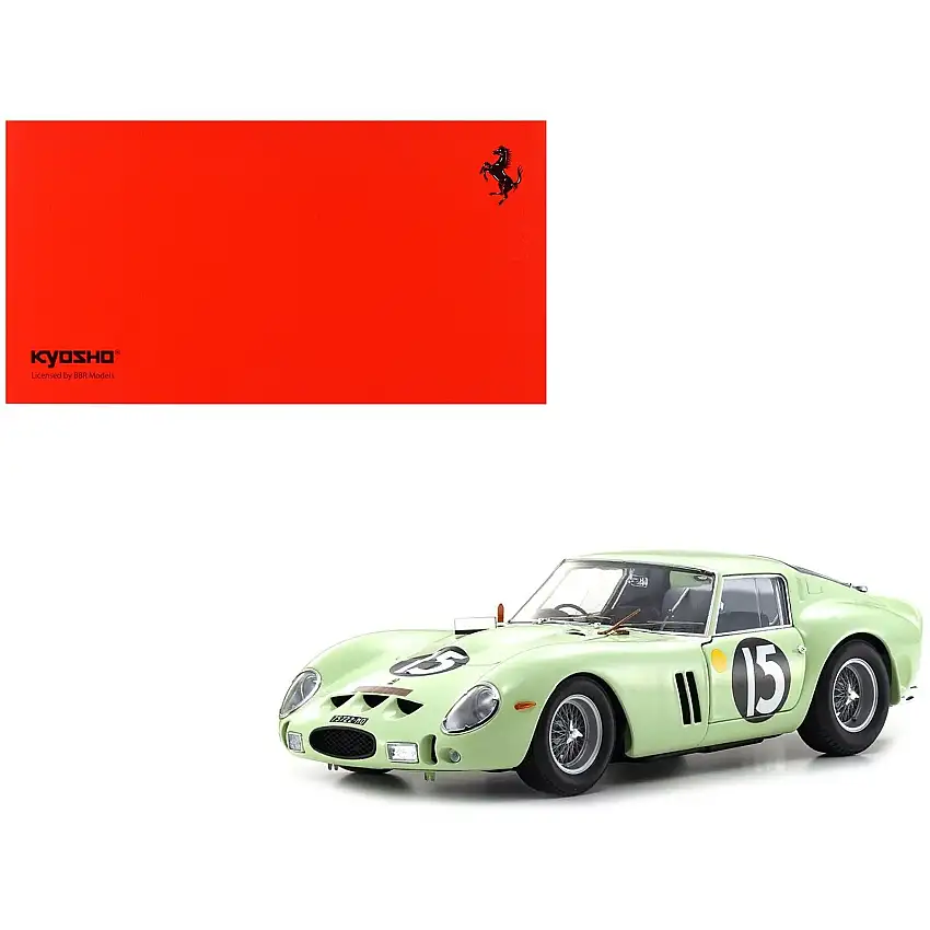 Ferrari 250 GTO #15 Innes Ireland Winner "Goodwood Tourist Trophy" (1962) 1/18 Diecast Model Car by Kyosho