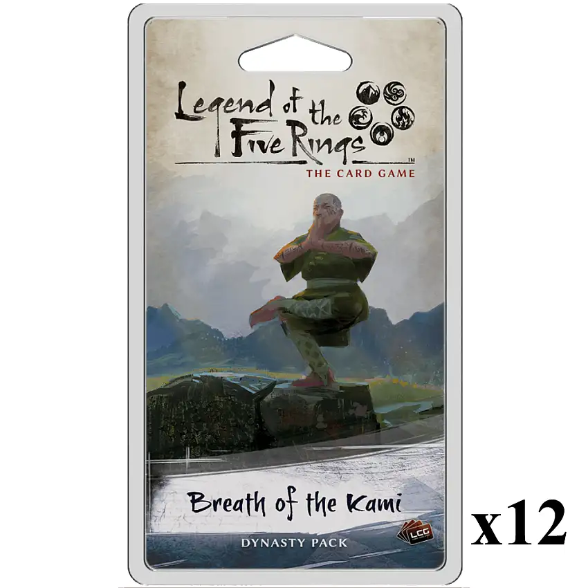 Legend of the Five Rings LCG: Breath of the Kami Dynasty Pack CASE (12)