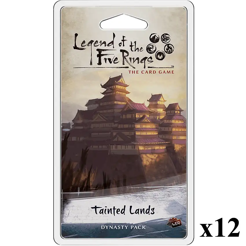 Legend of the Five Rings LCG: Tainted Lands Dynasty Pack CASE (12)