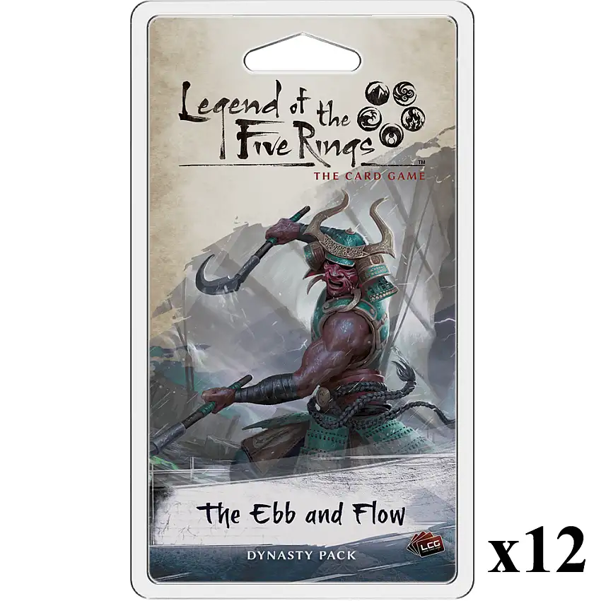 Legend of the Five Rings LCG: The Ebb & Flow Dynasty Pack CASE (12)